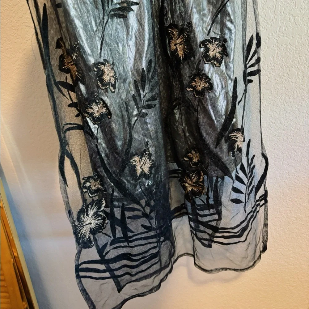 Vintage Sheer Maxi Dress - Picture 6 of 8